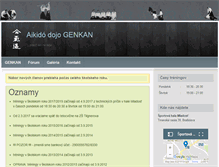 Tablet Screenshot of genkan.sspa.sk